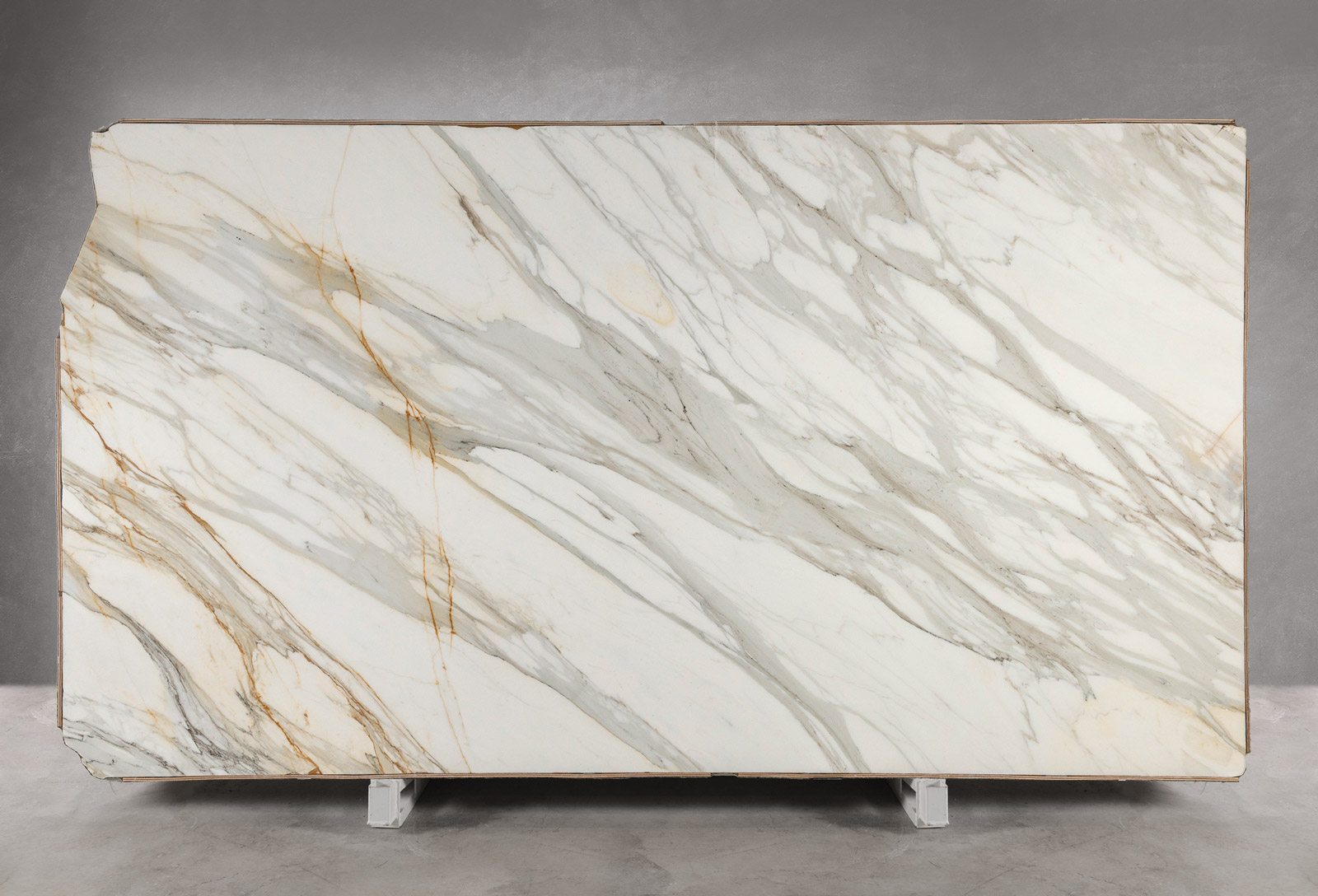 Calacatta Borghini Marble Honed Slab Block 1215