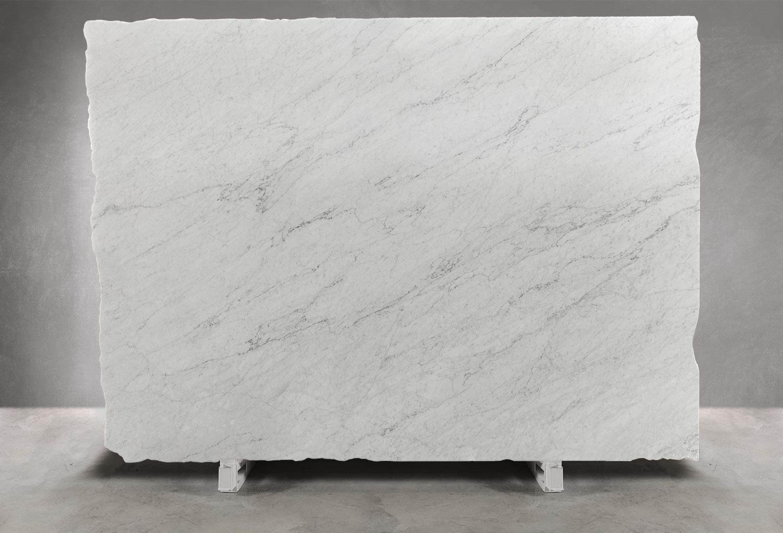 Carrara Marble Honed Slab Block 1500