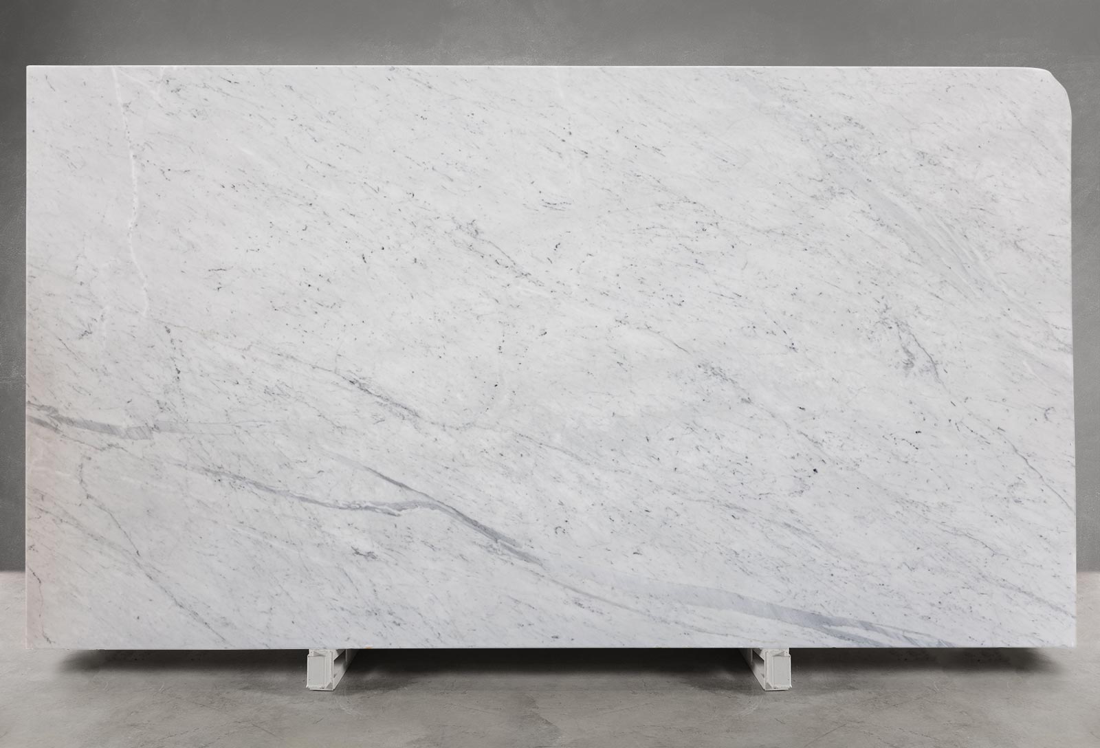 Bianco Carrara Extra Marble Honed Slab Block 1446