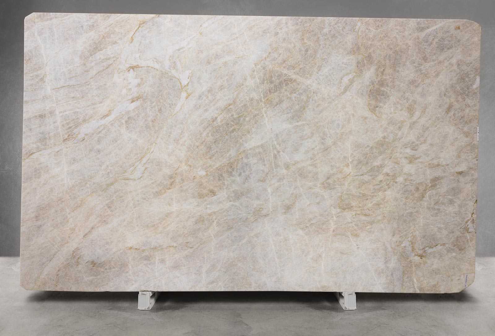 Taj Mahal Quartzite Honed Slab Block 1561