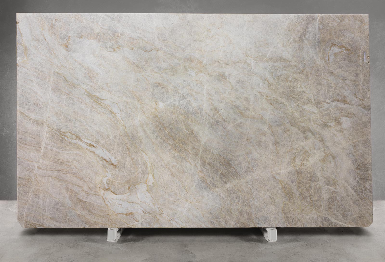 Taj Mahal Quartzite Honed Slab Block 1562