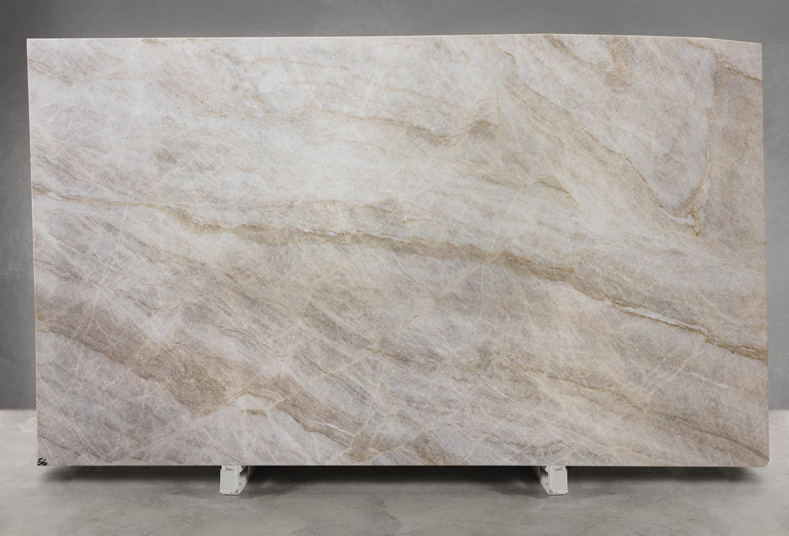 Taj Mahal Quartzite Honed Slab Block 1563