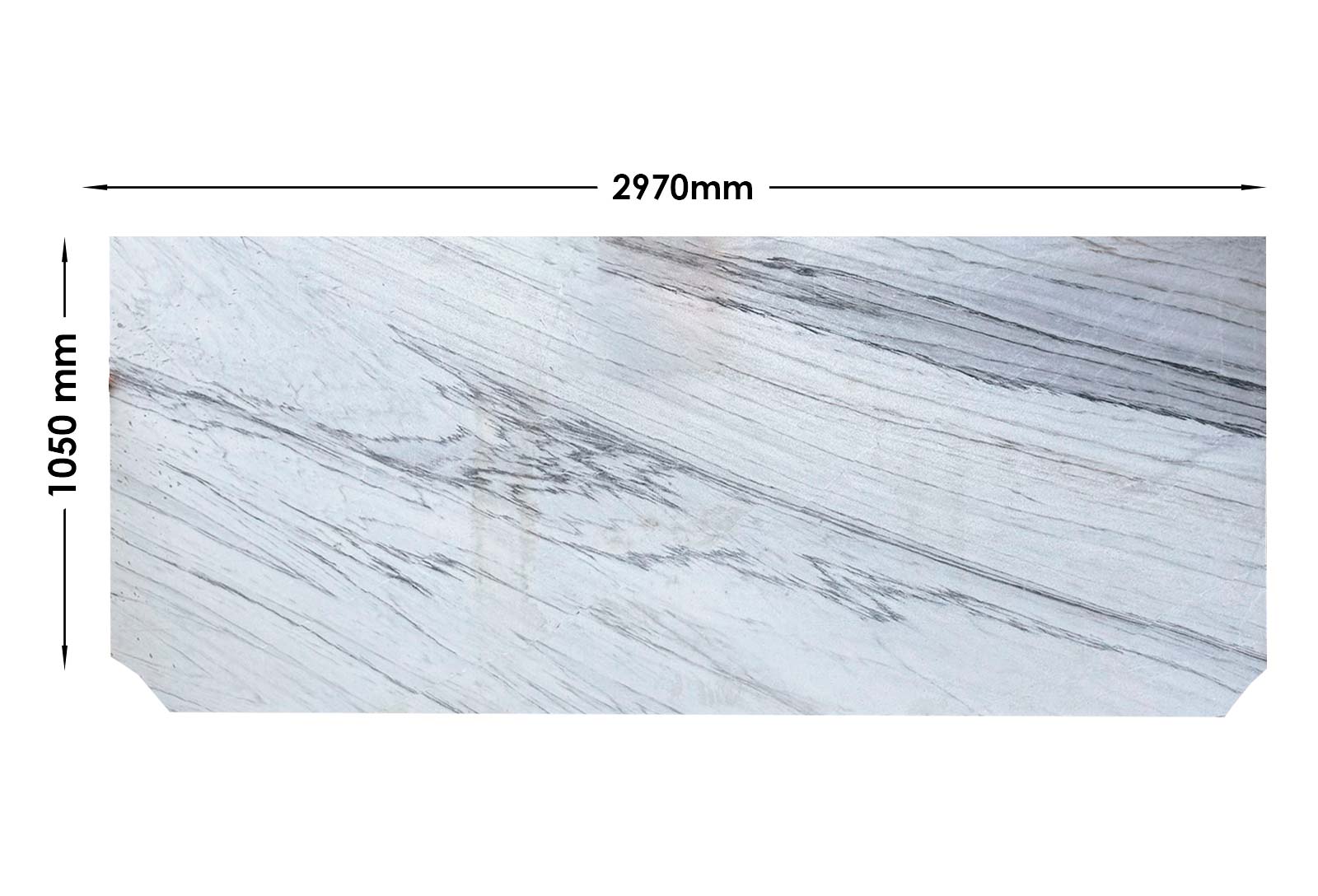 Calacatta Statuario Extra Marble Honed Off Cut OCN514