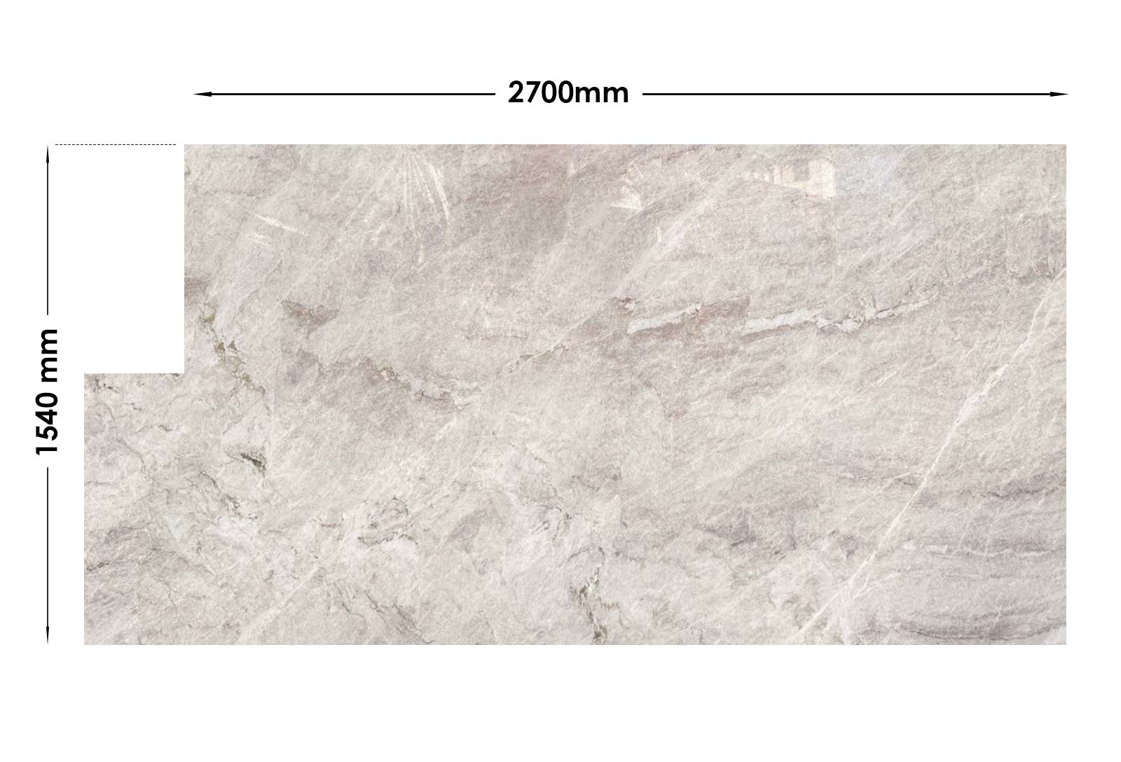 Taj Mahal Quartzite Honed Off Cut OCN511