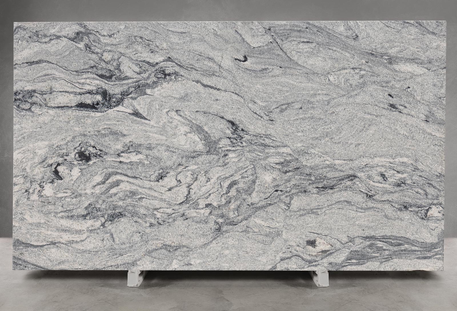 Viscount White Granite Leathered Slab Block 1484