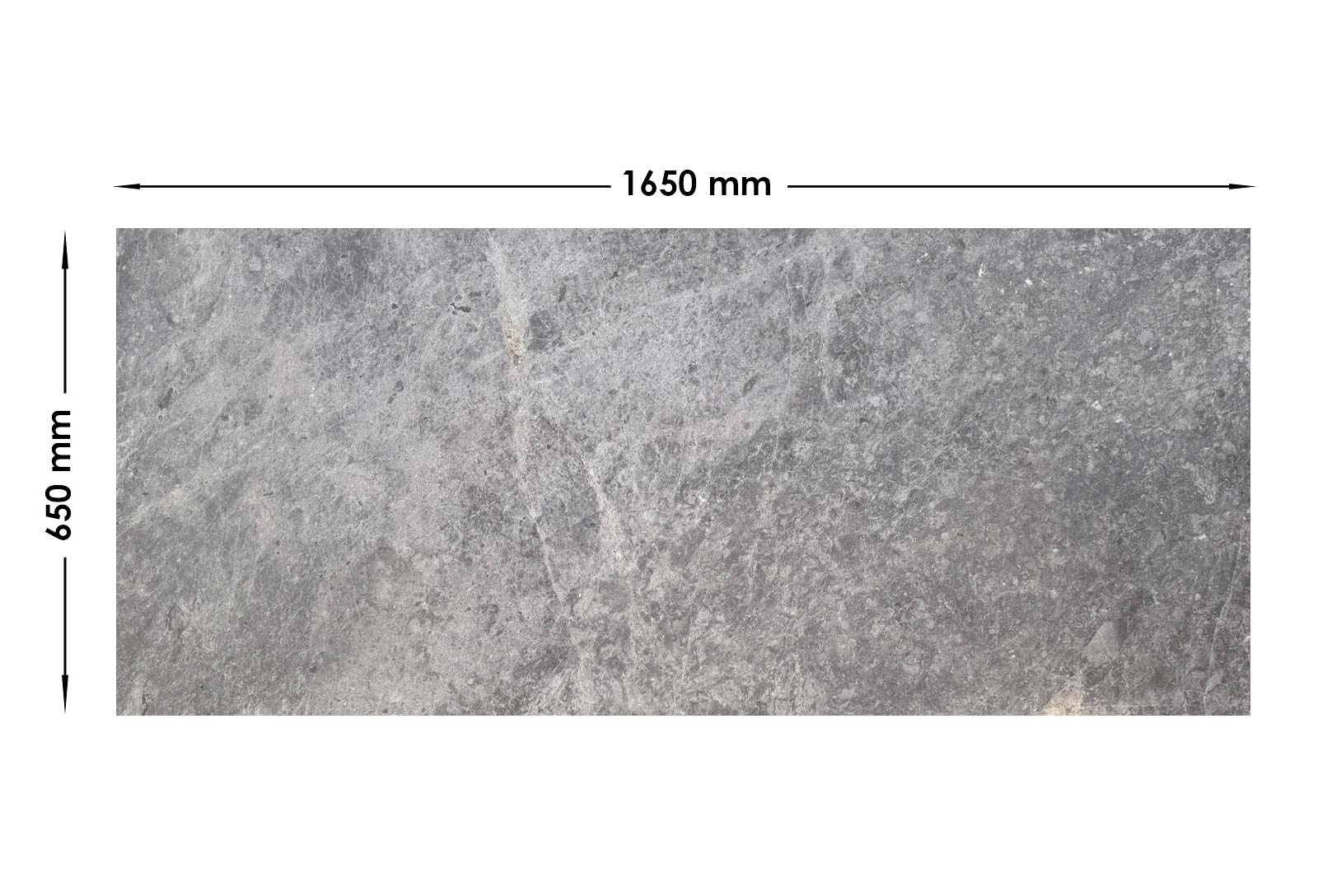 Tundra Grey Marble Honed Off Cut OCN555