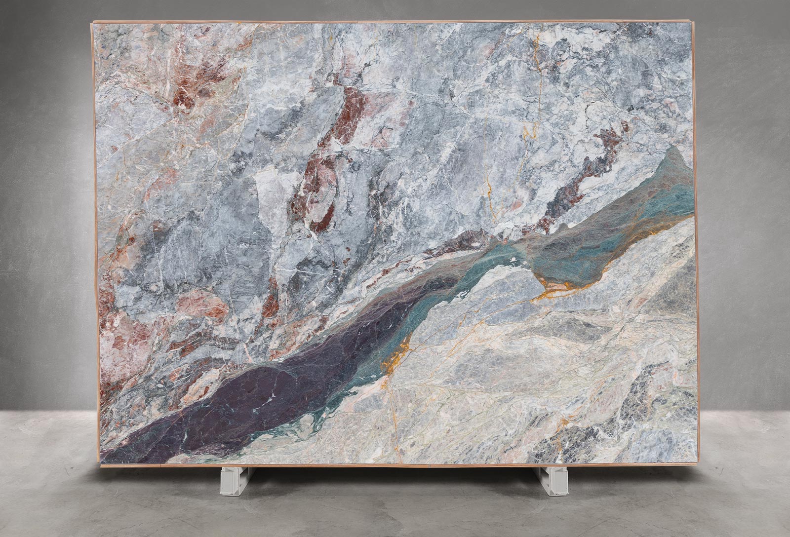 Breccia Augusta Marble Polished Slab Block 1799