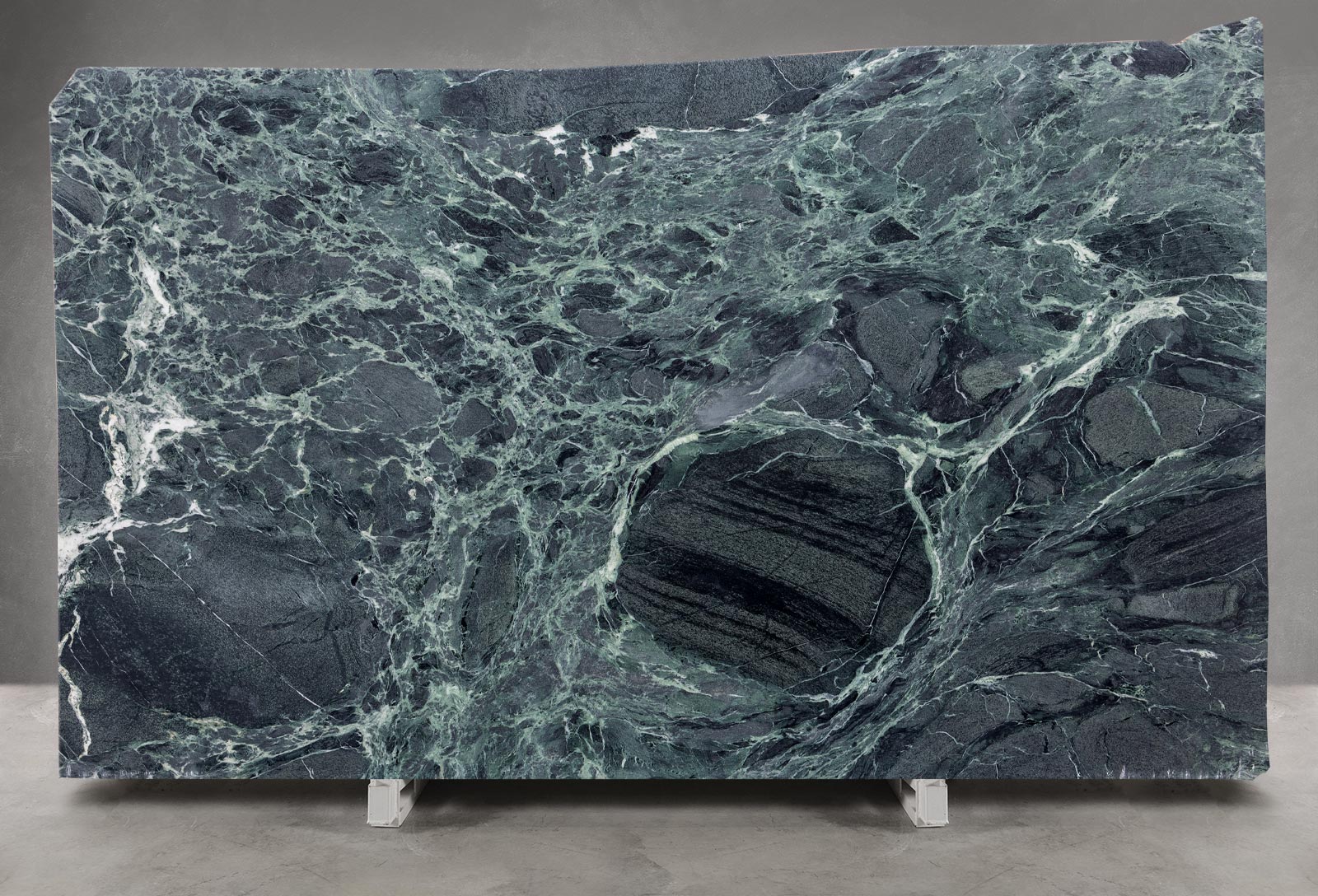 Verde Alpi Marble Honed Slab Block 1486