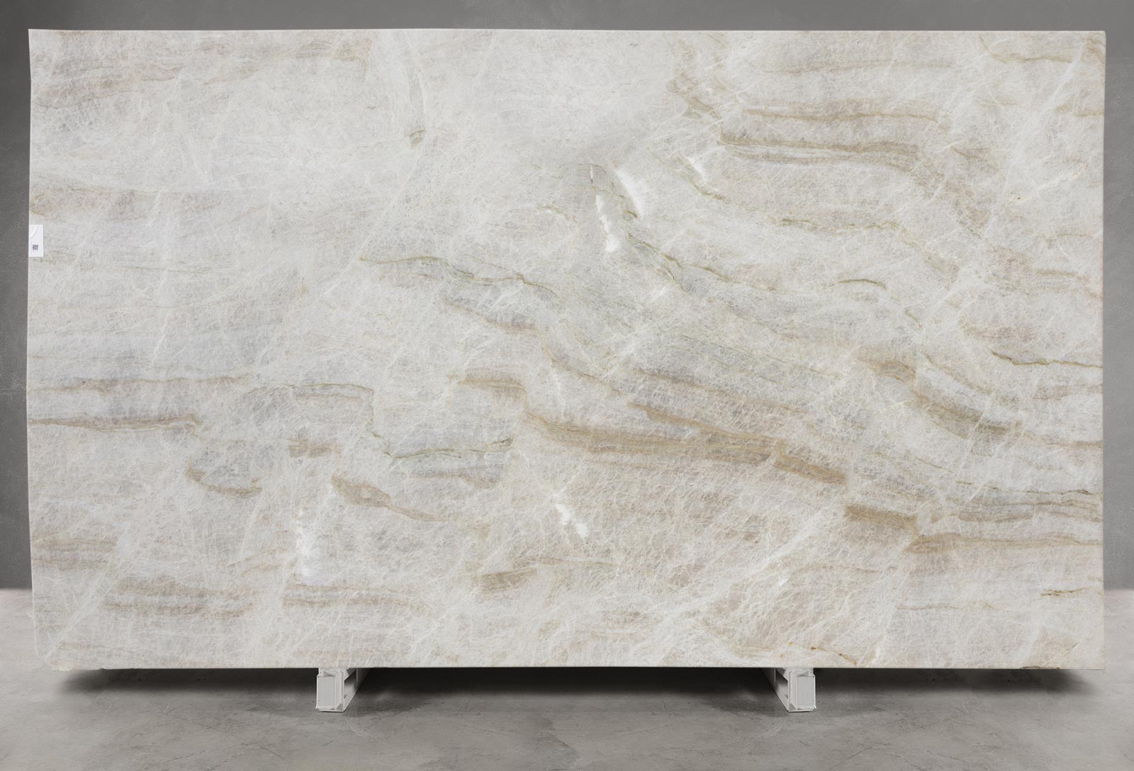 Taj Mahal Quartzite Honed Slab Block 1613